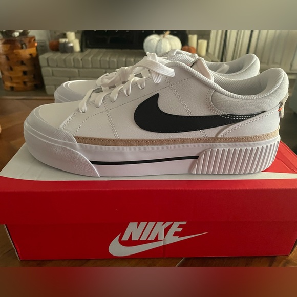 Nike | Shoes | Nike Womens Court Legacy Lift Platform Shoes 95 | Poshmark